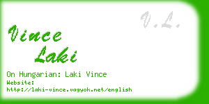 vince laki business card